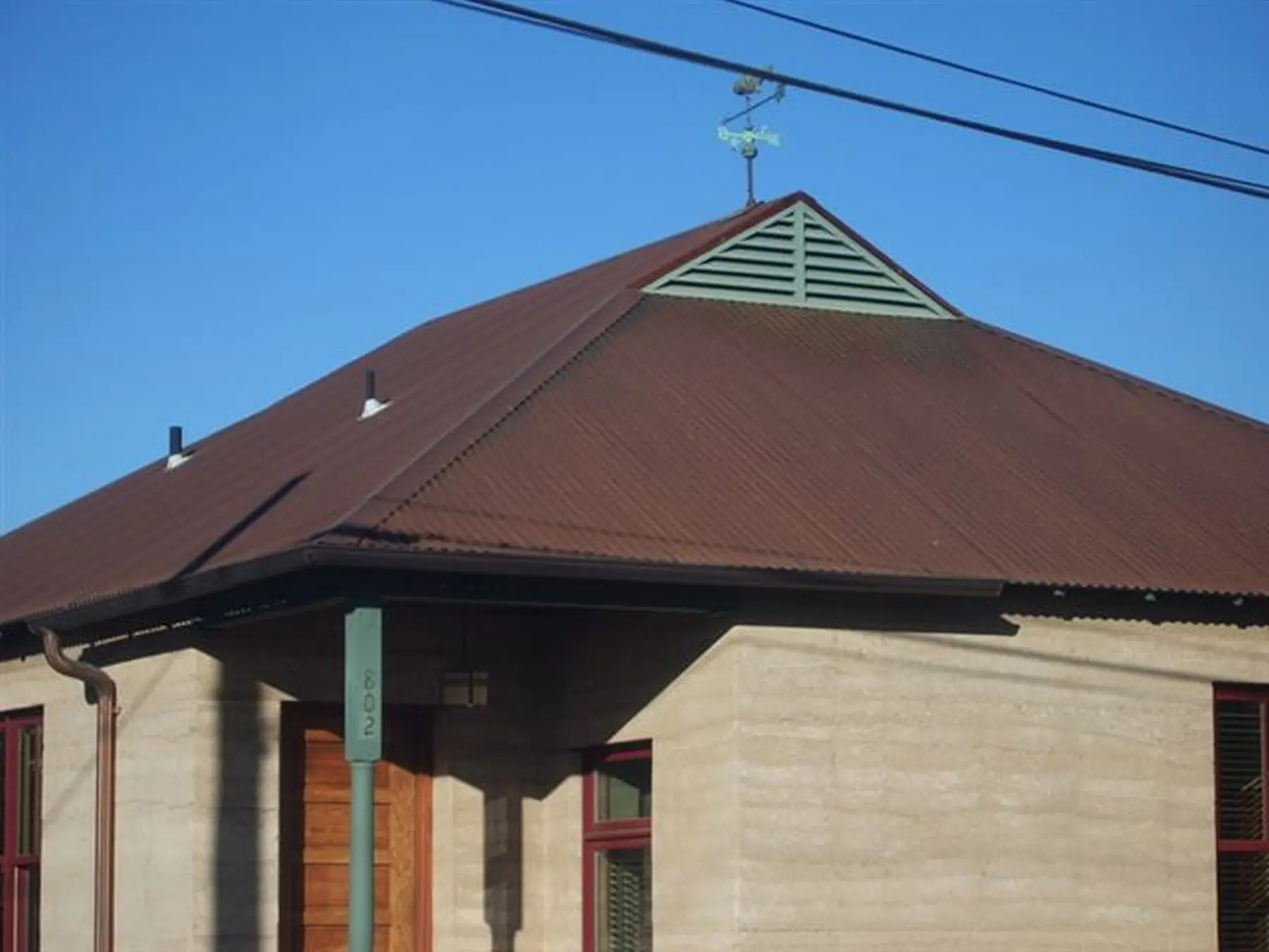 Metal roofing installation on a residential home in Tucson, Arizona